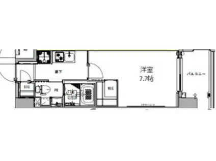 S-RESIDENCE王子NORD(1K/5階)の間取り写真