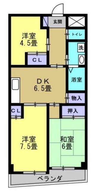 リアライズ葛西駅前I(3DK/5階)の間取り写真