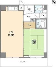 ディオケネス(1LDK/4階)の間取り写真
