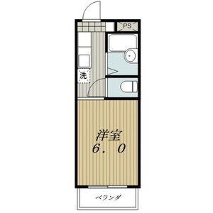 SPERANZAII(1K/2階)の間取り写真