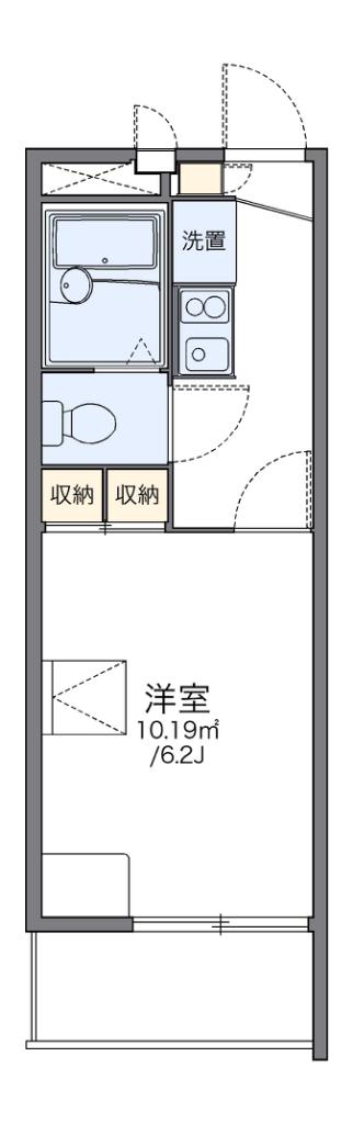 レオパレスIMAGO(1K/1階)の間取り写真