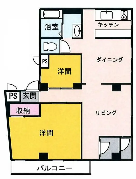 プライム伊藤 3階階 間取り