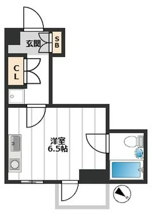 シャンティタカハシ 4階階 間取り