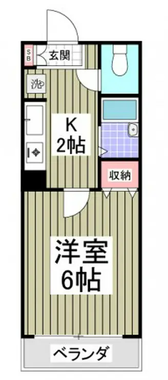 川口プラザD 1階階 間取り