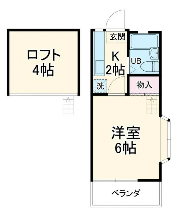 サニー妙典 2階階 間取り