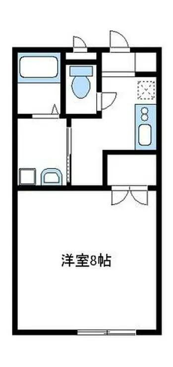アンプルール フェール ブゥルジョン 2階階 間取り