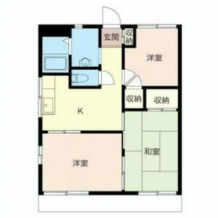 ハイツなつめ 2階階 間取り