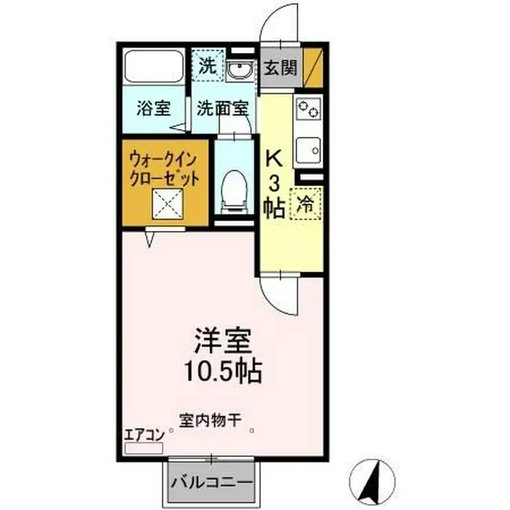 プランドール 1階階 間取り