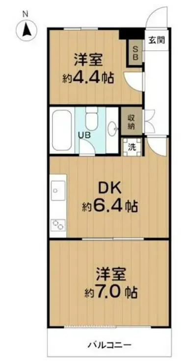 KS馬橋 1階階 間取り