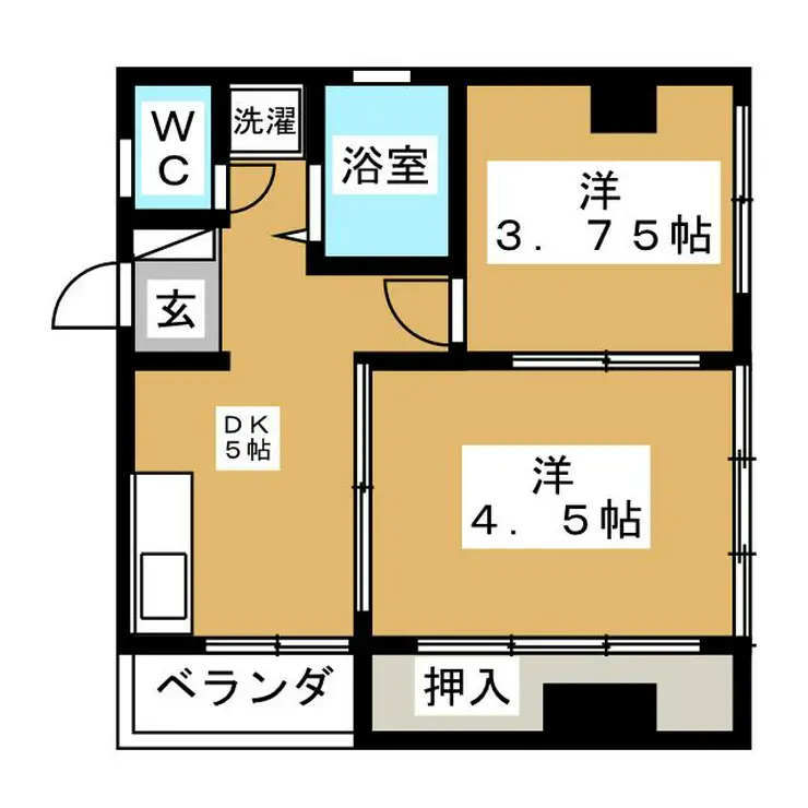 ピソエスタシオン 2階階 間取り
