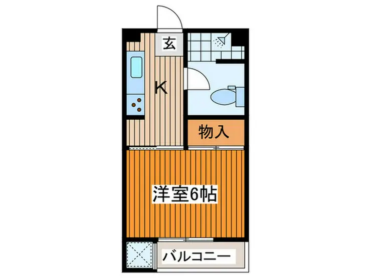 ドミール赤羽 3階階 間取り