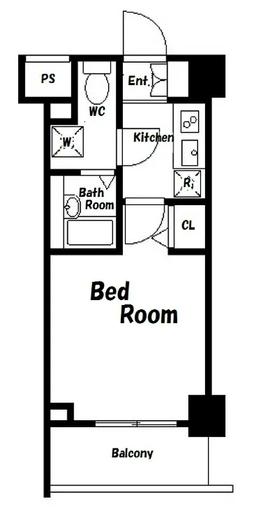 スカイコート川崎西口 6階階 間取り