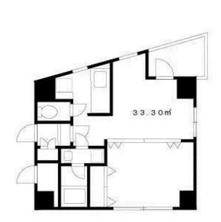 アーバンクレスト片町 3階階 間取り