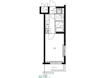 ルーブル練馬(1K/5階)の間取り写真