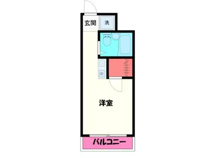 信陽堂ビル(ワンルーム/2階)の間取り写真