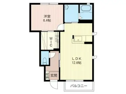 ソフィアコート(1LDK/1階)の間取り写真