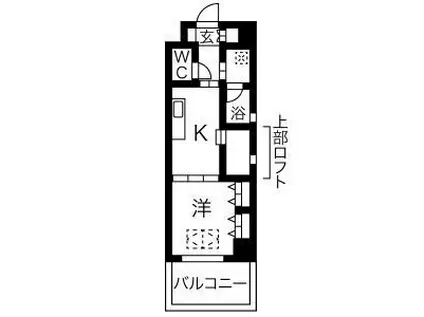 ARROW FIELDS 弐番館(1K/10階)の間取り写真