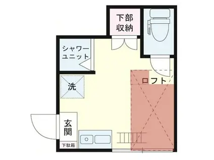 サークルハウス田園調布壱番館(ワンルーム/1階)の間取り写真