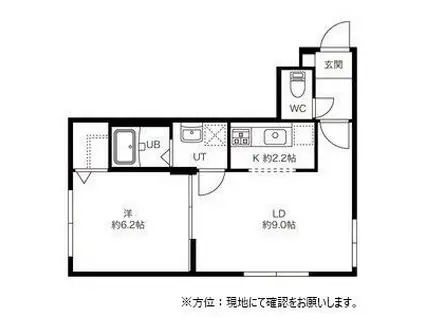 ENCHAN-THE(1LDK/4階)の間取り写真