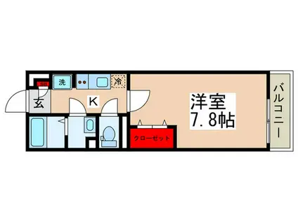 TOMATOII(1K/1階)の間取り写真