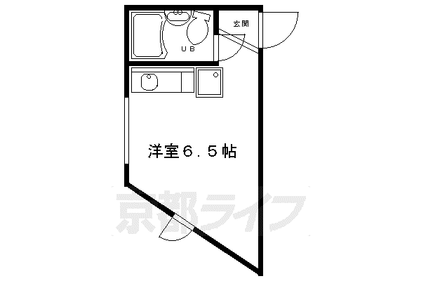 メゾンミヤギII(ワンルーム/2階)の間取り写真