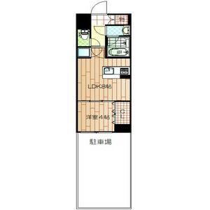 パラゴン小路(1LDK/1階)の間取り写真