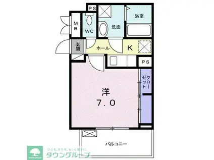 レストプレイス西川(3LDK/2階)の間取り写真
