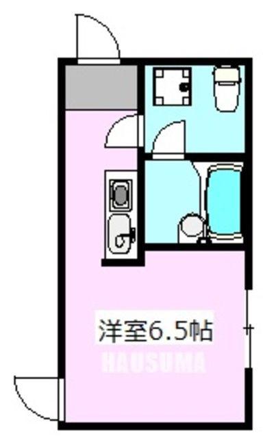 MAHALO RESIDENCE東尾久(1K/2階)の間取り写真