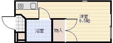 アルテミスTOKAI(ワンルーム/1階)の間取り写真