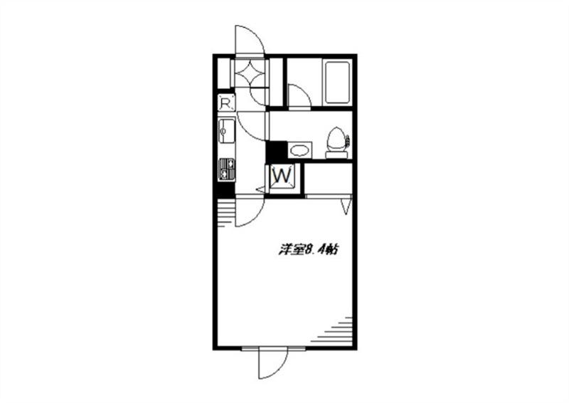 アールデコ新高円寺(1K/3階)の間取り写真