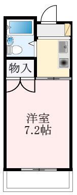 ハイムエモーション(1K/3階)の間取り写真