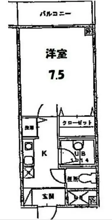 ファーストパレス込山 3階階 間取り