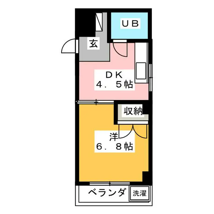 ハイツ池水 2階階 間取り