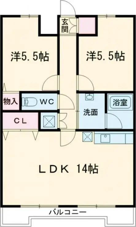 リンデンハイム赤塚 4階階 間取り