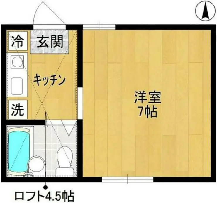 アゼリアガーデンズ生田 1階階 間取り