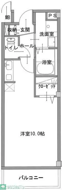 パルティーレ 3階階 間取り
