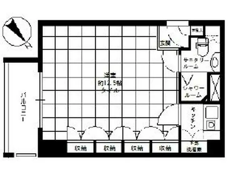 ステュディオ虎ノ門 3階階 間取り