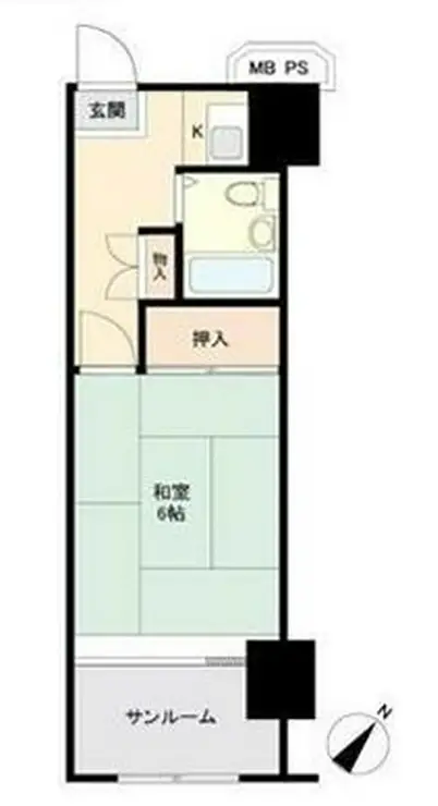 センチュリー勝浦シーサイド 2階階 間取り