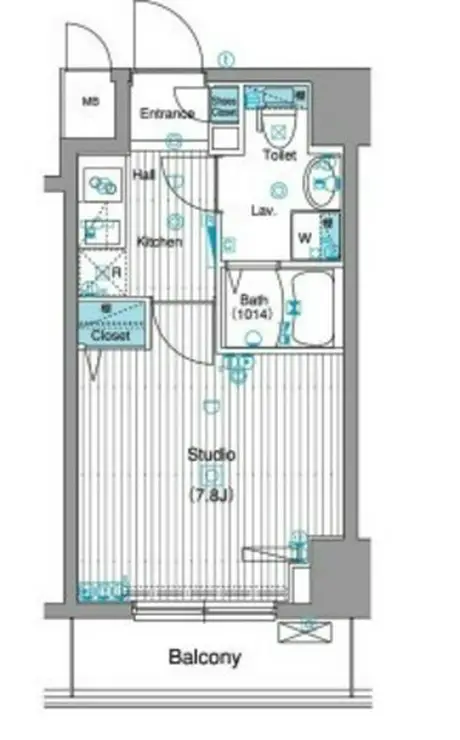 グランド・ガーラ銀座 6階階 間取り