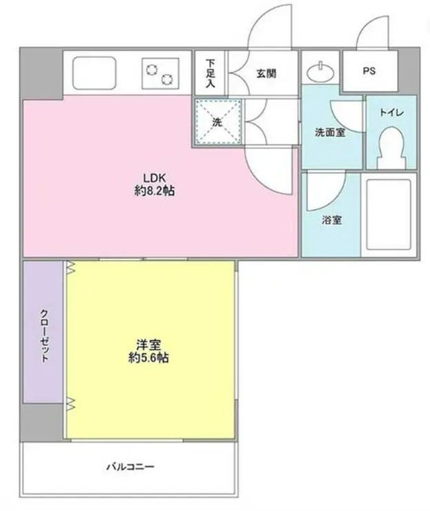 ポントロワ船橋 9階階 間取り