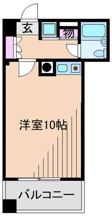 ダイアパレスグランデージ大倉山弐番館 2階階 間取り