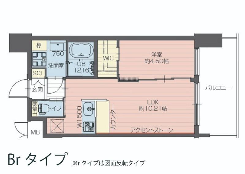 プレジオ大正(1LDK/12階)の間取り写真