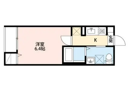 PRENDRE小田原(1K/3階)の間取り写真