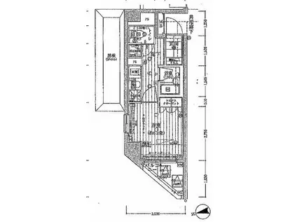 エクセレントシティ中野鷺宮(1K/3階)の間取り写真