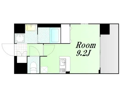 レオンコンフォート新梅田(ワンルーム/2階)の間取り写真