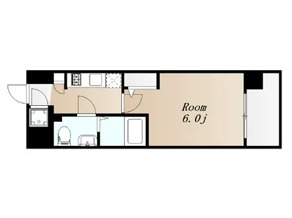 エスリード梅田グランノース(1K/10階)の間取り写真