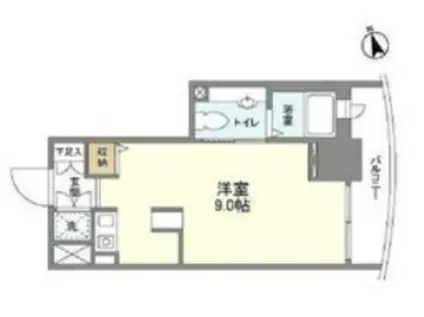 吉祥寺御殿山デュープレックスリズ(ワンルーム/7階)の間取り写真