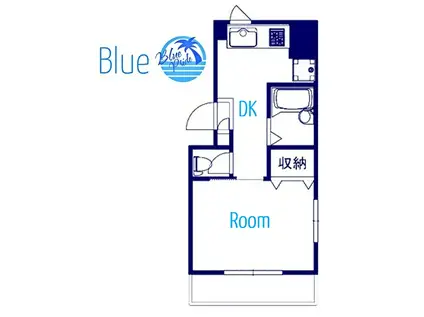 パル新川崎(1DK/3階)の間取り写真