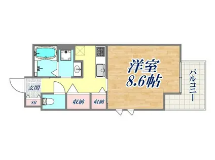 ORCHID SOWA(1K/3階)の間取り写真