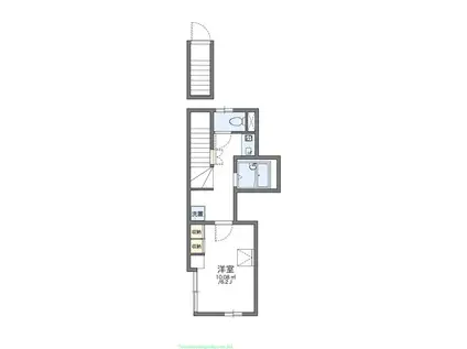 レオパレスマーガレット(1K/2階)の間取り写真
